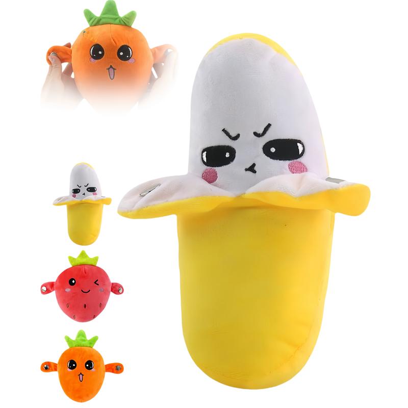 SnugPlay interactive musical plush toy - Banana Carrot Strawberry Pear image 1