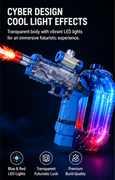 Colorful LED Electric Water Blaster